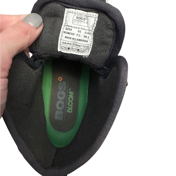 Bogs cypress lace composite safety toe boot gray - Picture 5 of 6